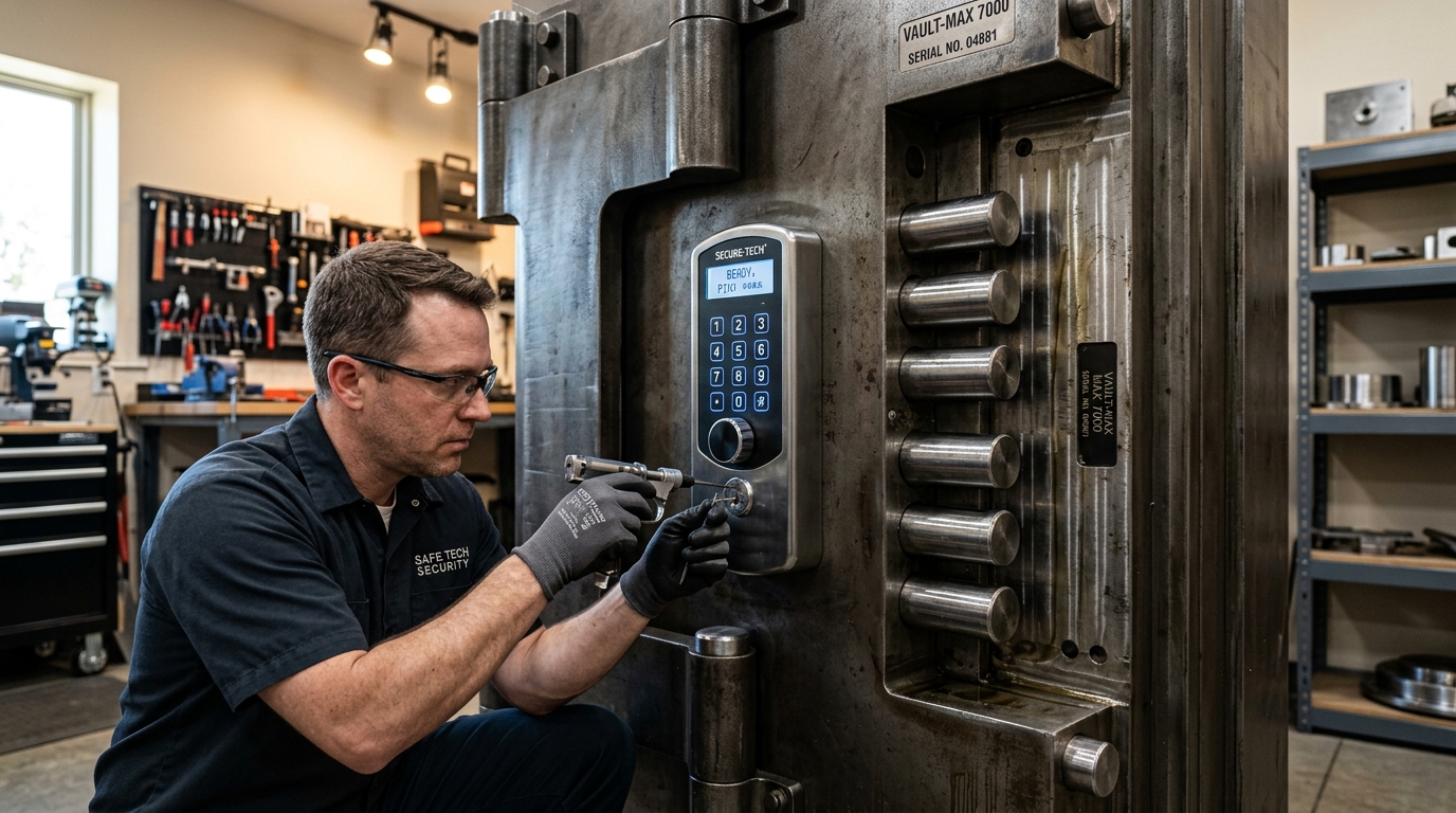 Electronic safe opening and vault unlocking in Dubai